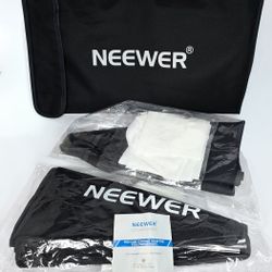 (2) New in Plastic Neewer 60cm Octagonal Softbox w/ Neewer Bag - Black