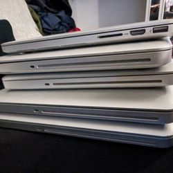 5 Working Apple MacBooks 