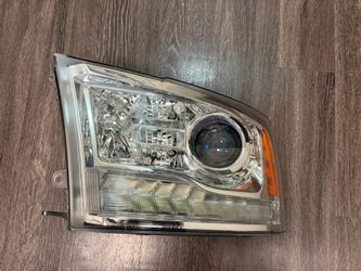 2013 2014 2015 2016 2017 2018 DODGE RAM HEADLIGHT HALOGEN WITH LED RUNNING LIGHT DRL DRIVER SIDE “L” ORIGINAL OEM