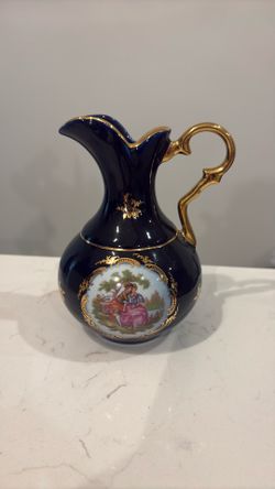Limoges porcelain pitcher