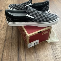 Mens Slip On Vans Sz 11.5