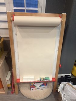 IKEA MÅLA Kids Easel — Whiteboard / Chalkboard with Paper Roll