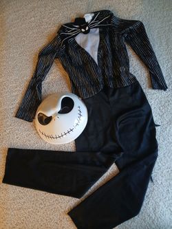 Jack Skelington Nightmare before Christmas costume kids Medium 8/10