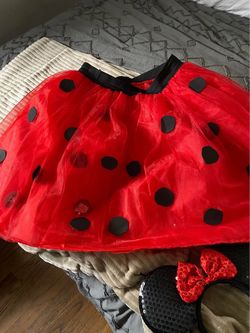 Mini mouse skirt and ears costume