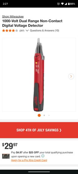 New 1000-Volt Dual Range Non-Contact Digital Voltage Detector