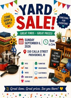 Yard Sale Sunday