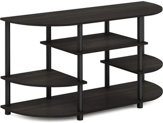 TV Stand, Furinno JAYA Simple Design, Espresso/Black