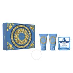 VERSACE - VERSACE EAU FRAICHE 3PC SET ( 1.7 EDT + 1.7 SG + 1.7 AS ) ( M )