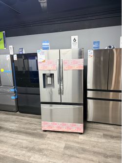 🔥SAMSUNG STAINLESS STEEL MEGA CAPACITY REFRIGERATOR WITH ICE MAKER AND WATER DISPENSER🔥