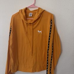 Large PINK Long Sleeve Hoodie $6