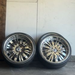 22” 3 Piece Stagger Asanti 