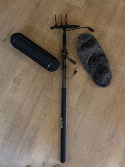 Movo Boom Pole with Shock Mount and Windshields