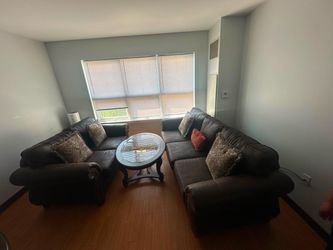 Leather couch