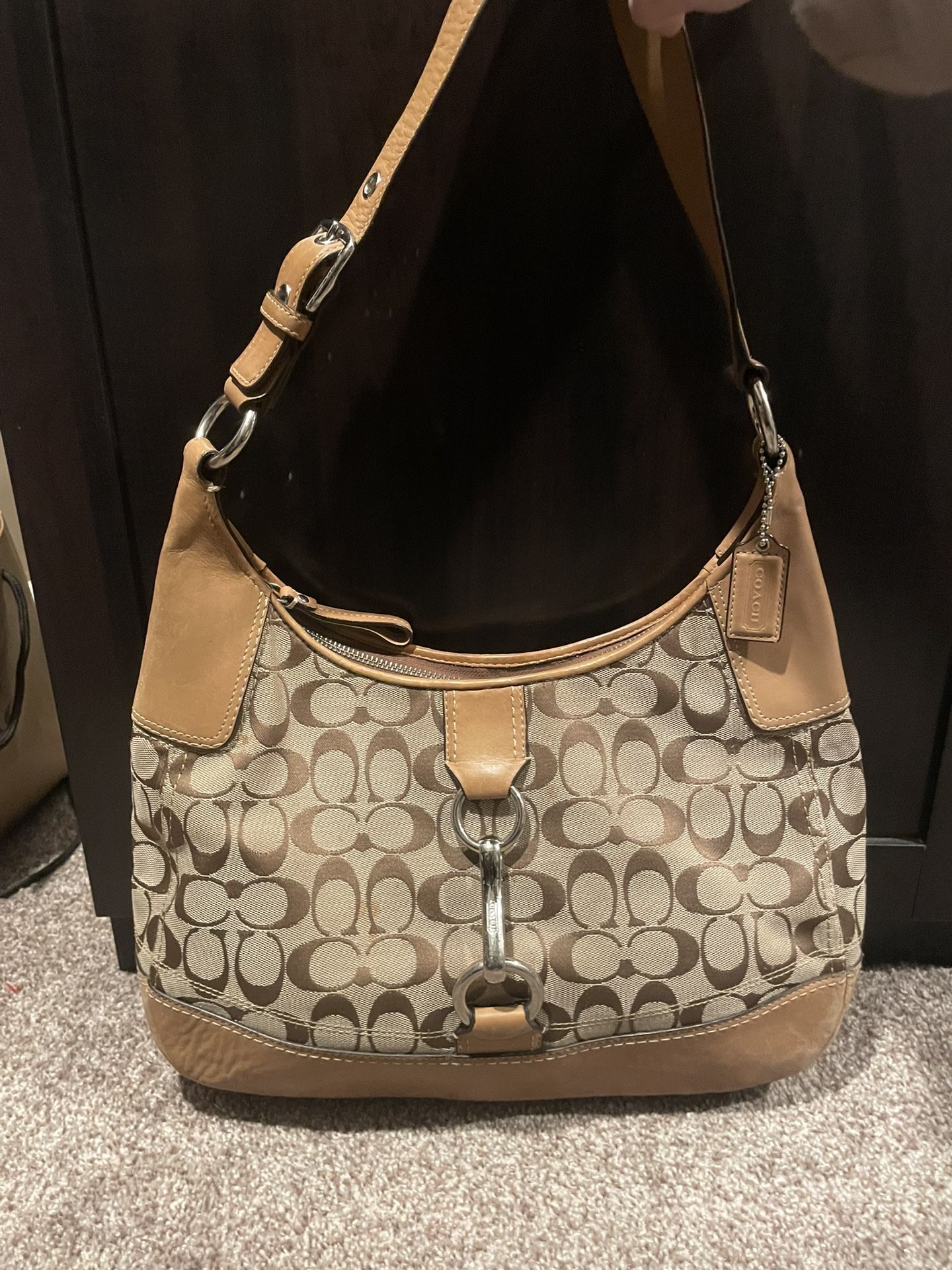 Vintage Coach Hampton Hobo Shoulder Bag