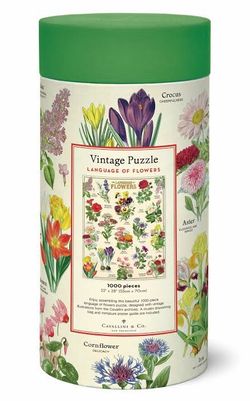 Cavallini & Co. Vintage Puzzle - The Language of Flowers
