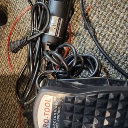 Nail Rotary Tool With Foot Pedel. 