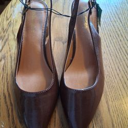 Maurice's Heels Burgundy 6 1/2