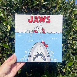 Hell Kitty x Jaws Painting
