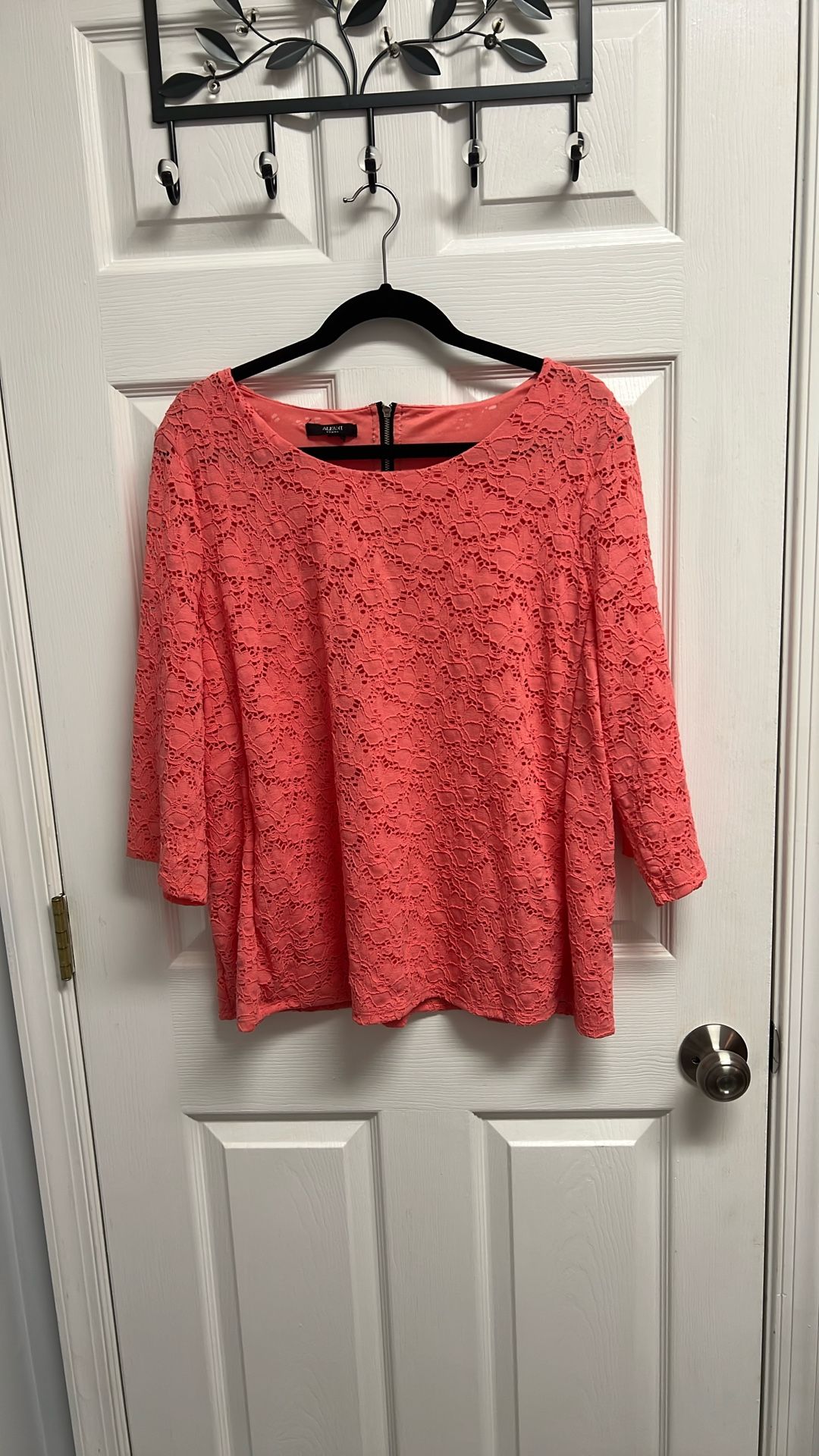 Pink Patterned Blouse