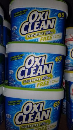 Oxi Clean Stain Remover 65 loads $8 each