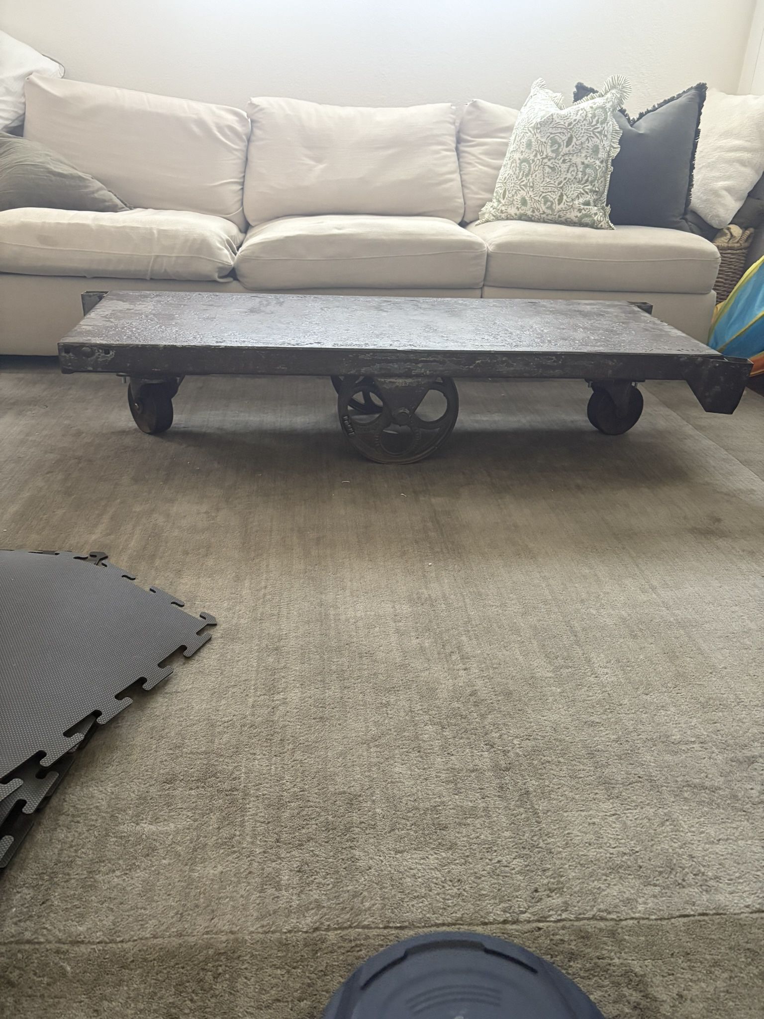 Antique Metal Coffee Table