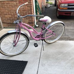 26” Ladys Pink Bike