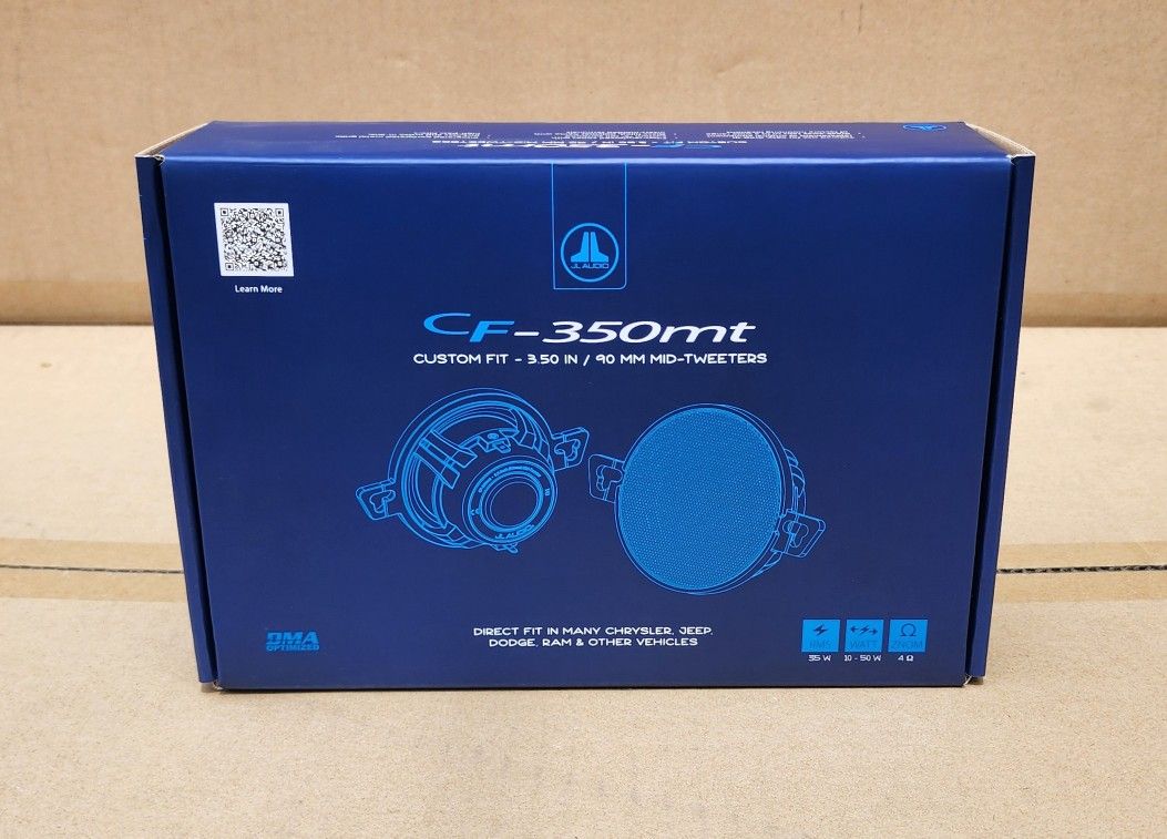 JL Audio Custom Fit Car Speakers 3 1/2" Component Mid Tweeters 50 Watts CF-350MT 🚨 Payment Options Available 🚨 No Credit Needed 🚨