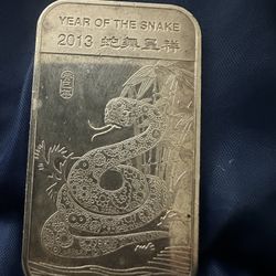2013 Year of the Snake 1 Oz Bar