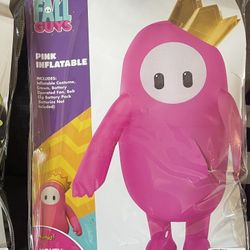 Fall Guys Pink Inflatable Costume