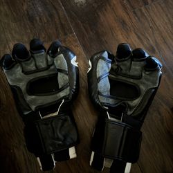 Bruce Lee MMA Gloves 