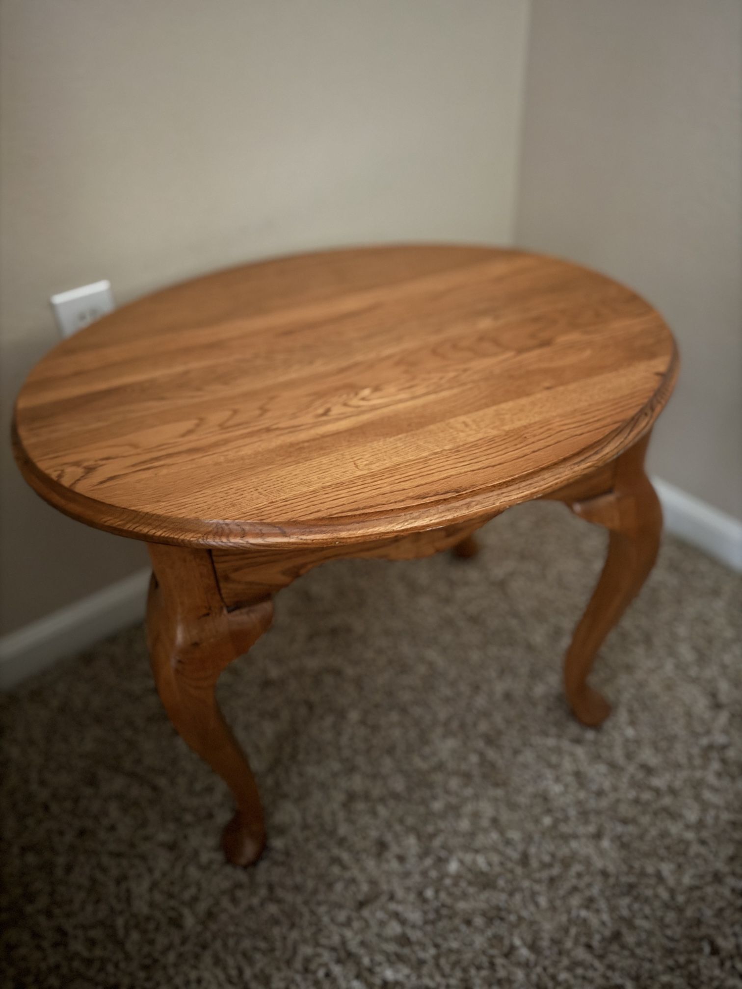 Small wooden table