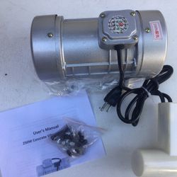 250W Corded Electric Concrete Vibrator Motor Shaker Table Vibration Motor 