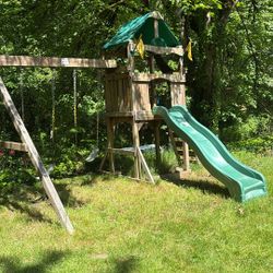 Gorilla Swing Set With Slide - Used 