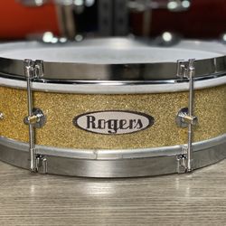 Rogers 4x13 Classmate Outfit Snare Drum Gold Sparkle 1950’s