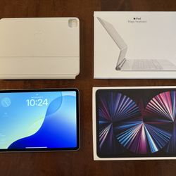 11” iPad Pro - 256GB WiFi - M1 3rd Gen With Apple Magic Keyboard- Like New!