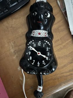 French Poodle Clock