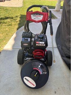 Pressure washer, 3400psi, 2.5gpm, with scrubber