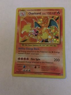 Charizard Pokemon Holo Rare