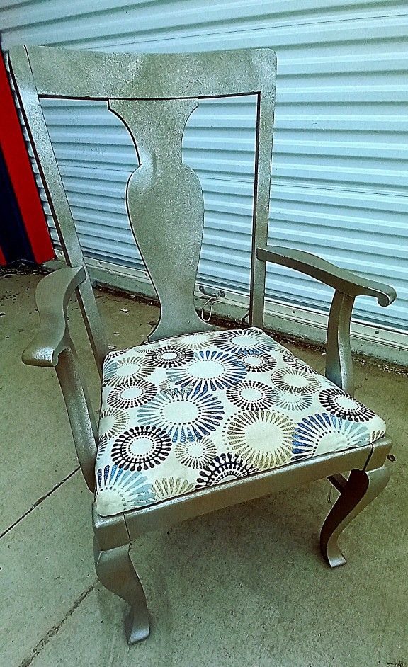 UPDATED WOOD ARMCHAIR