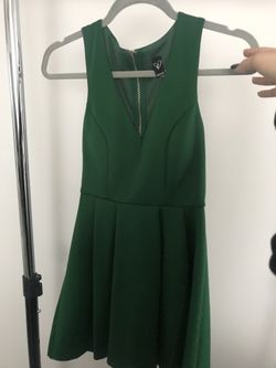 Green dress