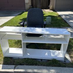 Free Wooden Cabinet And Office Chair