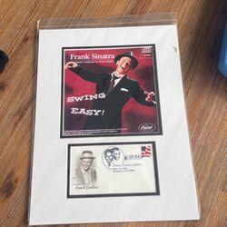 Frank Sinatra Swing Easy Stamp And Picture 