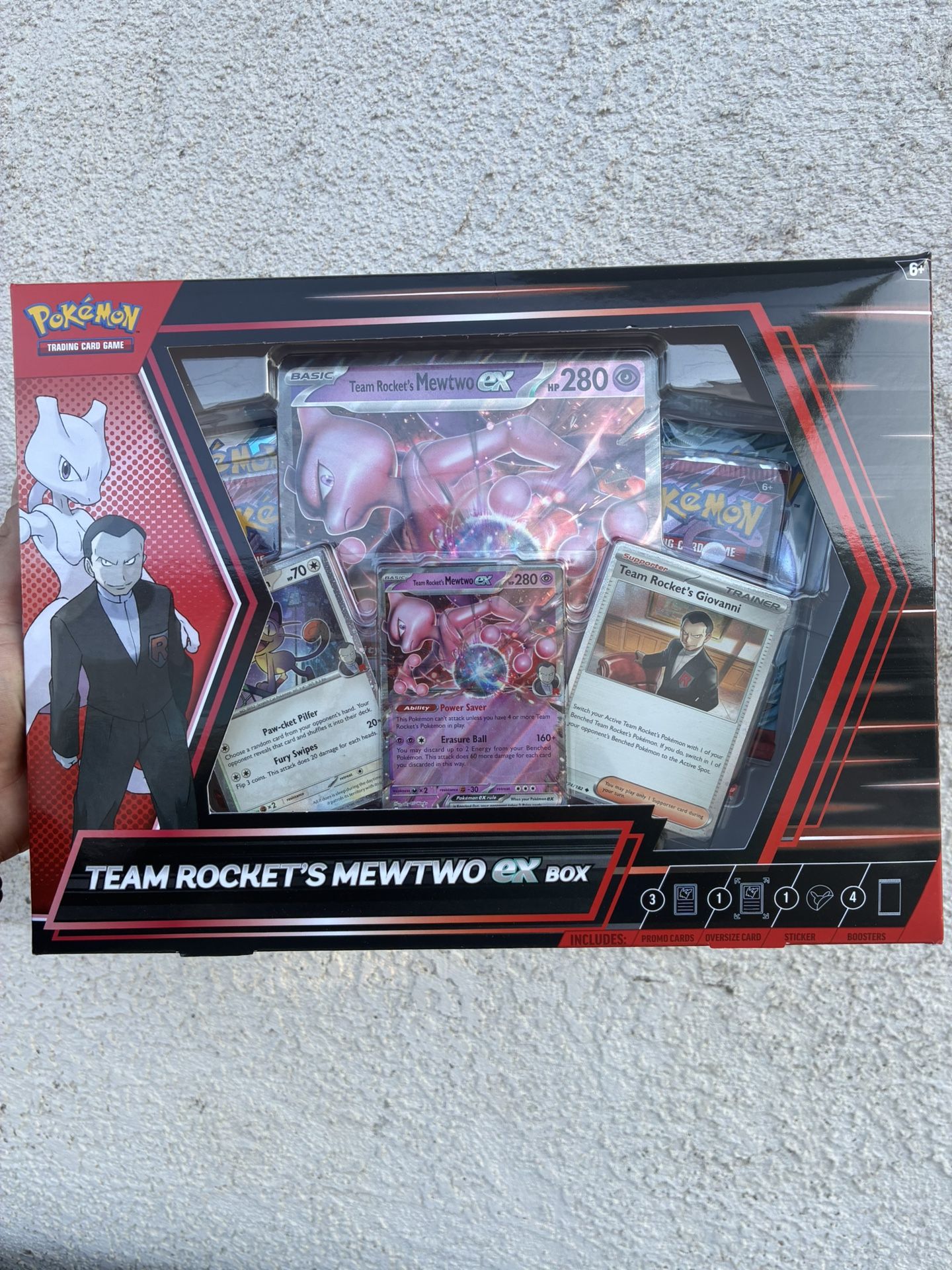 Pokemon Mewtwo Ex Collection Box Scarlet Violet Destined Rivals Team Rocket New