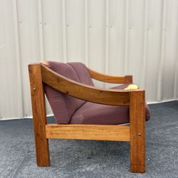 Mid Century Domino Mobler Love Seat Sofa