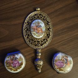 2 Victorian Pill Boxes Plus