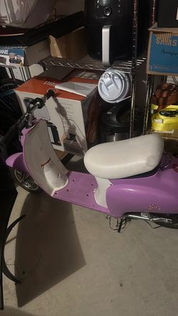 Scooter with charger