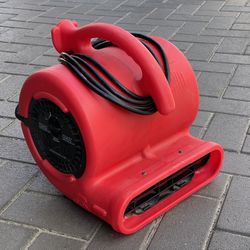 B-Air VP-25 ¼ HP Commercial Air Mover & Blower Fan: red