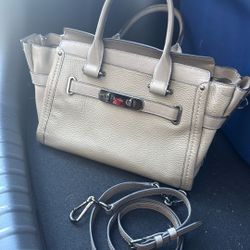 Coach Purse. Grey 