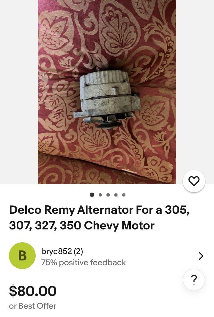 Delco Remy Alternator
