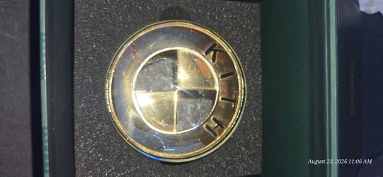Kith x BMW Roundel LE #155 of 1,602 Victor Solomon 24k Gold Leaf Vermeil in Crystal Sphere